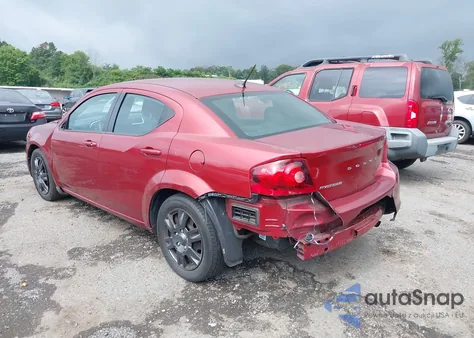 2014 Dodge Avenger Se from USA, damaged, VIN 1C3CDZABXEN217107